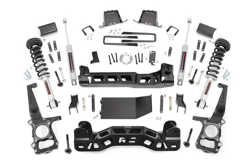 Rough Country 6 Inch Lift Kit, N3 Struts, Ford F-150 4WD (2014), view 2