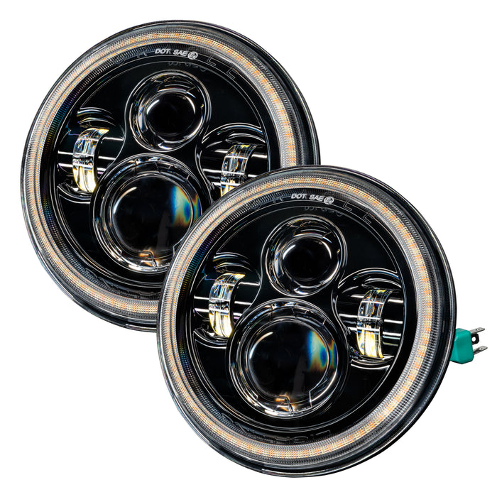 ORACLE LED Halo Headlights, Jeep Wrangler JK Switchback (2007-2018)