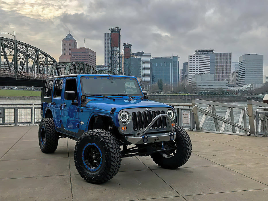 ORACLE LED Halo Headlights, Jeep Wrangler JK Switchback (2007-2018), view 2