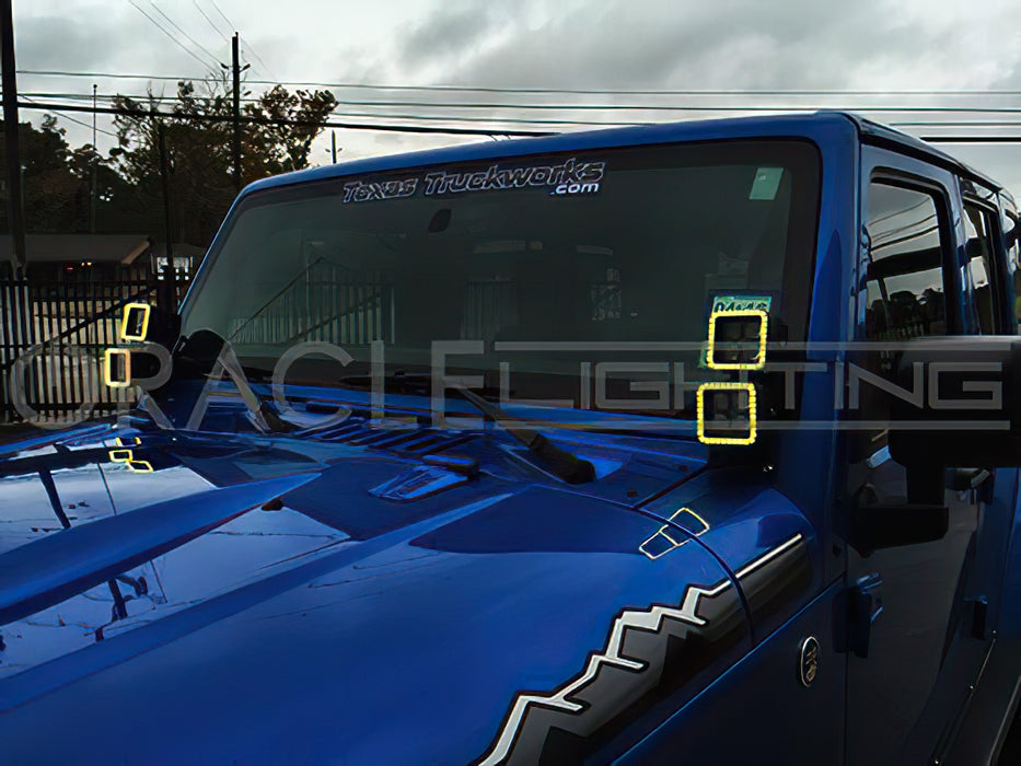 ORACLE Off-Road 3" Square WP LED Halo, White, view 2