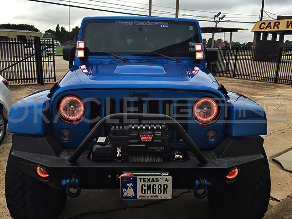 ORACLE Off-Road 3" Square WP LED Halo, White, view 4