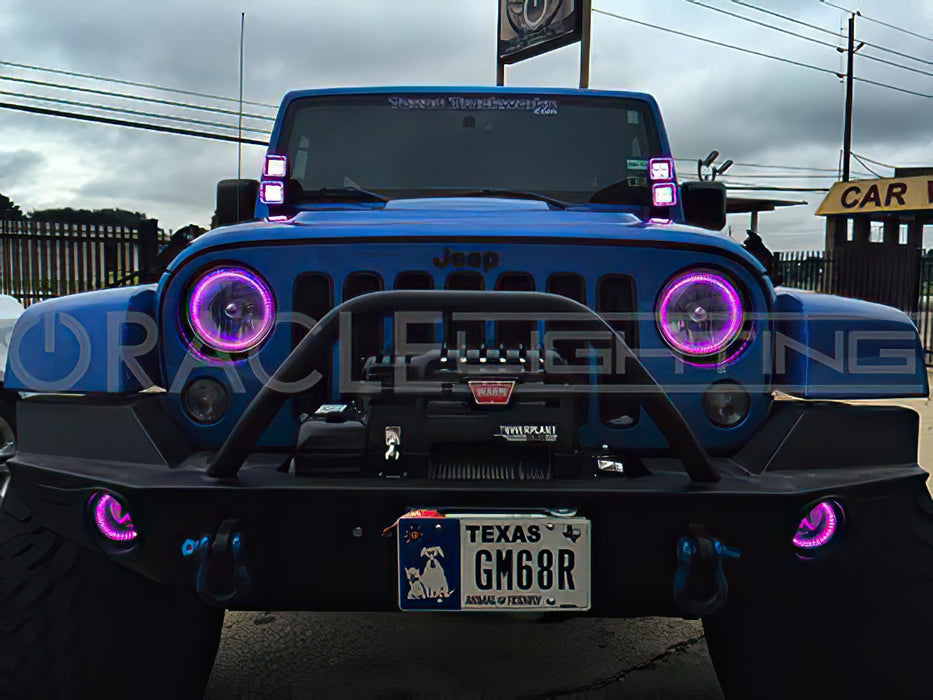 ORACLE Off-Road 3" Square WP LED Halo, White, view 5