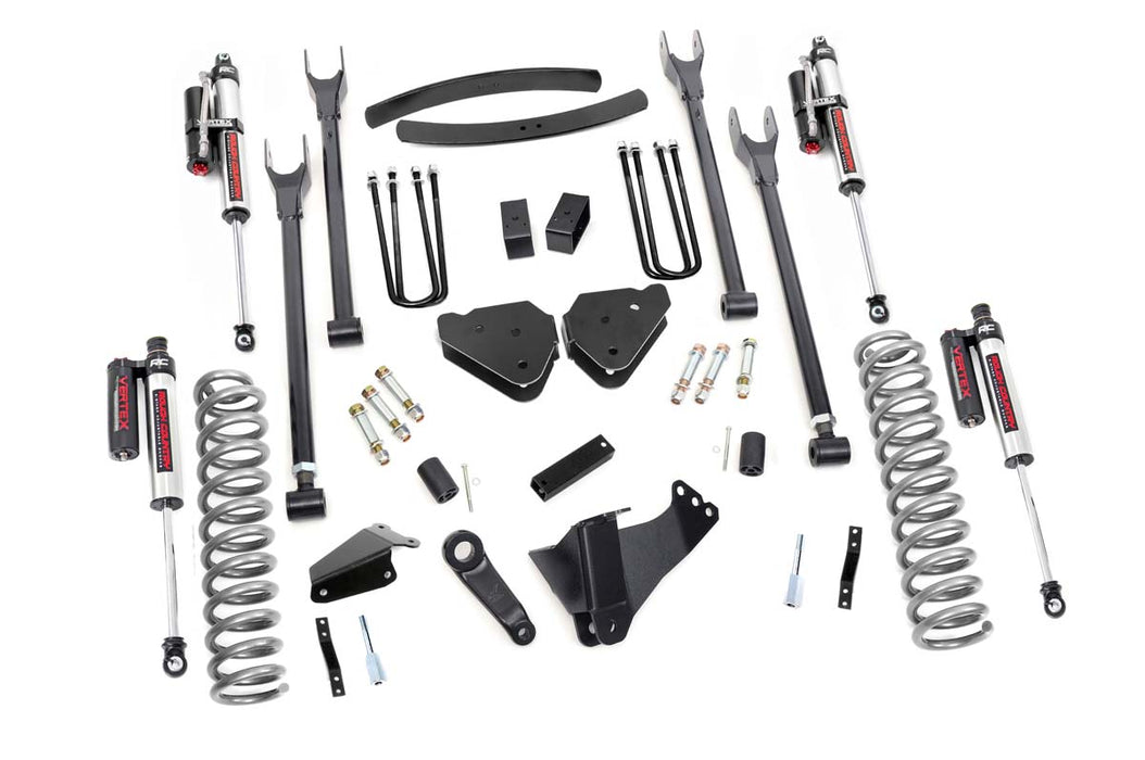 Rough Country 6 Inch Lift Kit - Diesel - 4 Link - Vertex | Ford F-250/F-350 Super Duty (05-07)