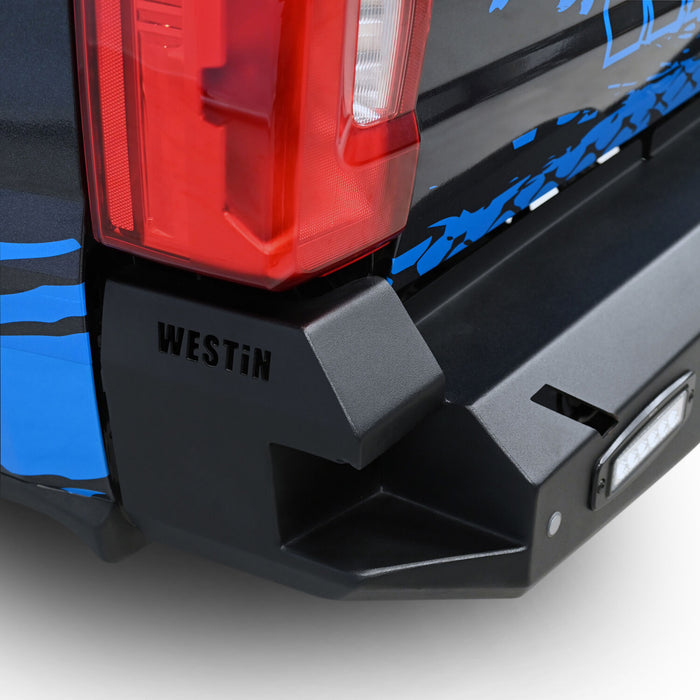 Westin Pro-Series Rear Bumper | Textured Black | P/N 58-421275, view 8