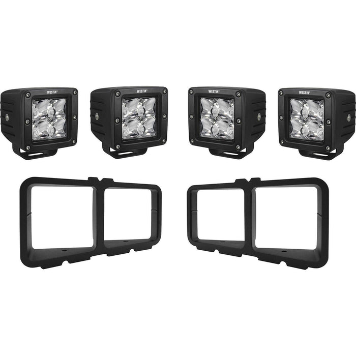 Westin 58-9915 Outlaw/Pro-Mod Bumper Light Kit Square