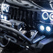 ORACLE VECTOR™ Grill Surface Mount LED Halo Kit, ®, w/BC2 Controller, ColorSHIFT, Jeep JK/JL/JT, view 2