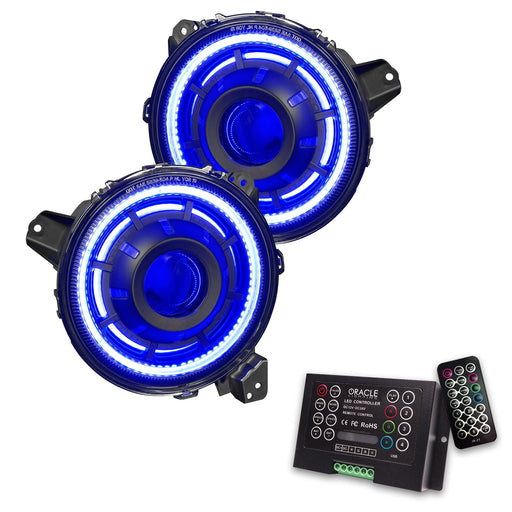 ORACLE Oculus ColorSHIFT Bi-LED Projector Headlights, 2.0 Controller - Jeep Wrangler JL / Gladiator JT