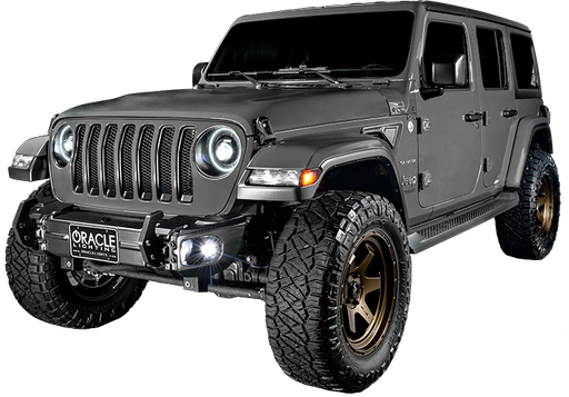 ORACLE High Performance 20W LED Fog Lights, Green, Jeep JK/JL/JT (2007+), view 2