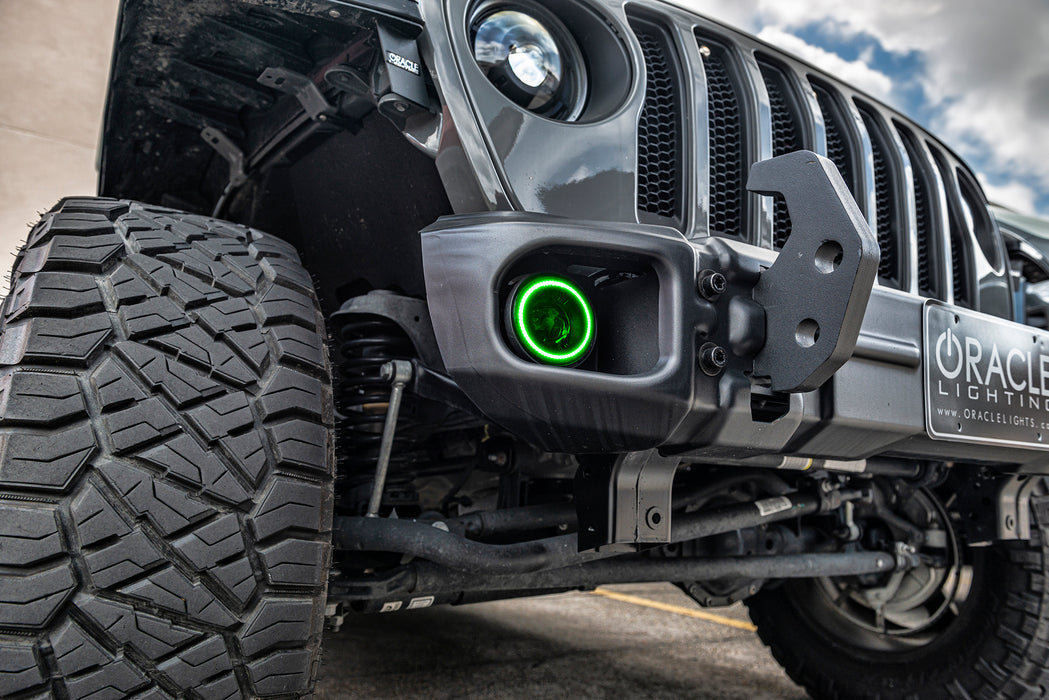 ORACLE High Performance 20W LED Fog Lights, ColorSHIFT®, Dynamic, Jeep JK/JL/JT (2007+), view 7
