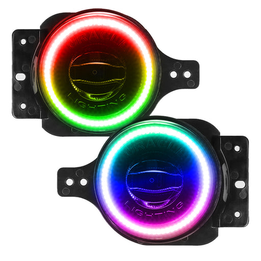 ORACLE Sport High Performance 20W LED Fog Lights, ColorSHIFT®, w/No Controller, Jeep Wrangler JL/Gladiator JT (2018+)