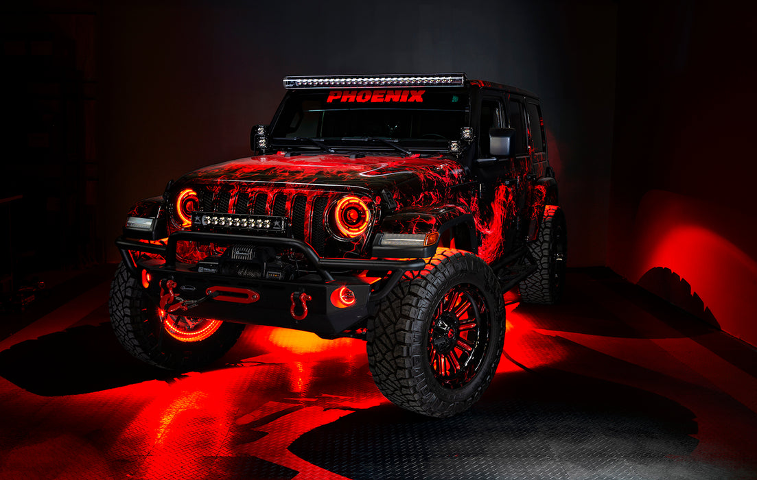 ORACLE Sport High Performance 20W LED Fog Lights, ColorSHIFT®, w/No Controller, Jeep Wrangler JL/Gladiator JT (2018+), view 6