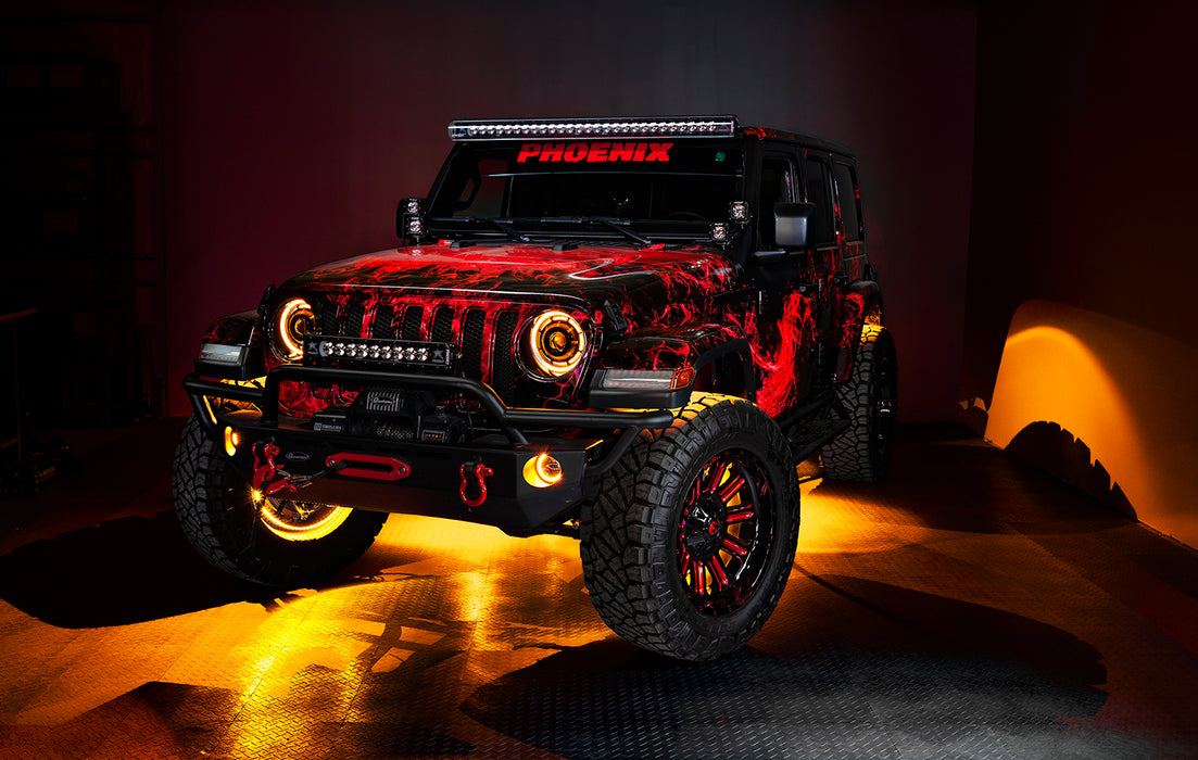ORACLE Sport High Performance 20W LED Fog Lights, ColorSHIFT®, w/No Controller, Jeep Wrangler JL/Gladiator JT (2018+), view 8