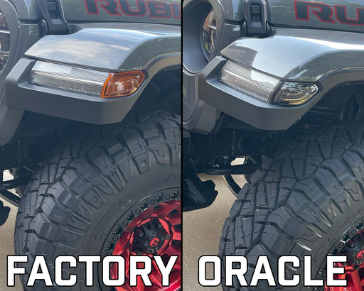 ORACLE Smoked Lens LED Front Sidemarkers, Jeep Wrangler JL/Gladiator JT (2018+), view 2