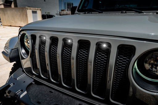 ORACLE Pre-Runner Style LED Grill Kit, White, Jeep Wrangler JL (2018-2023)