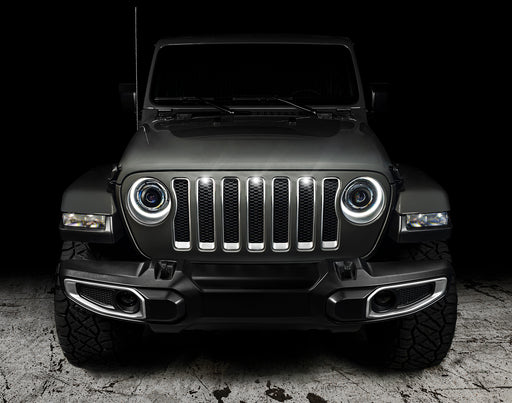 ORACLE Pre-Runner Style LED Grill Kit, White, Jeep Wrangler JL (2018-2023), view 2