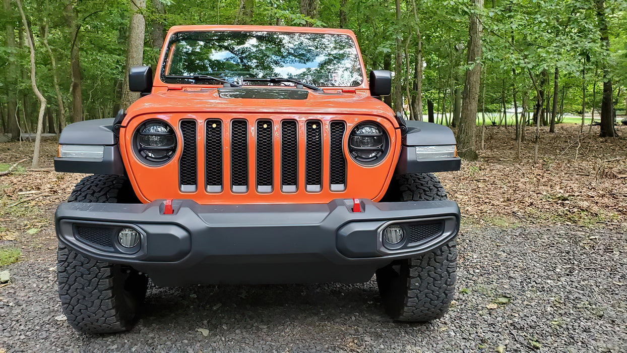 ORACLE Pre-Runner Style LED Grill Kit, Amber, Jeep Wrangler JL (2018-2023), view 4