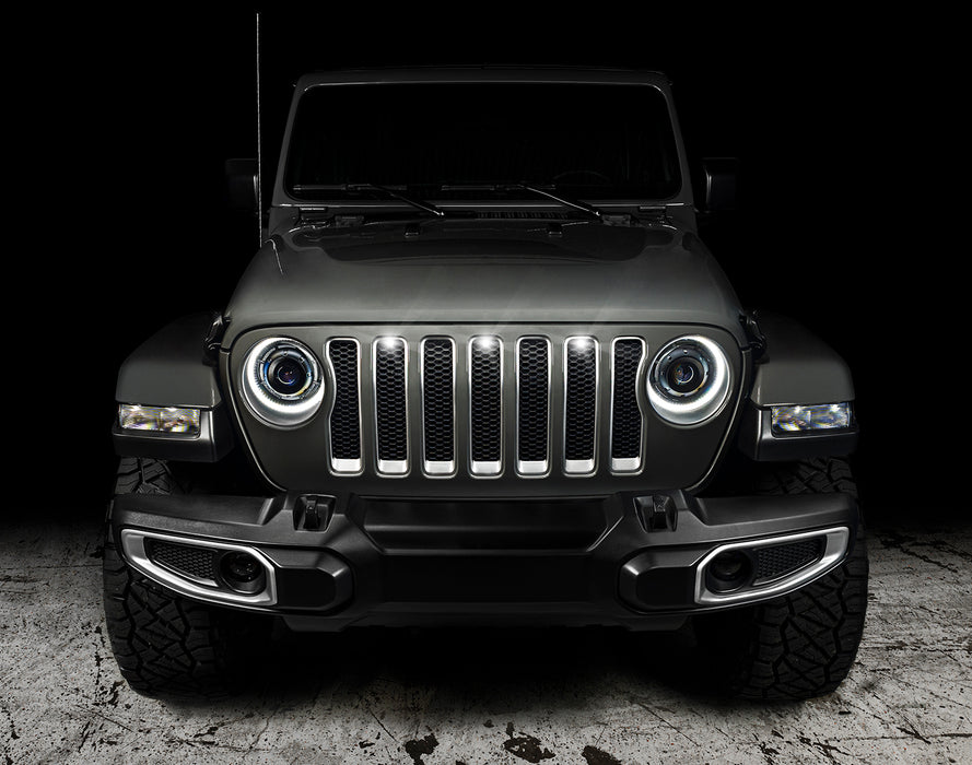 ORACLE Pre-Runner Style LED Grill Kit, White, Jeep Gladiator JT (2020-2023), view 2