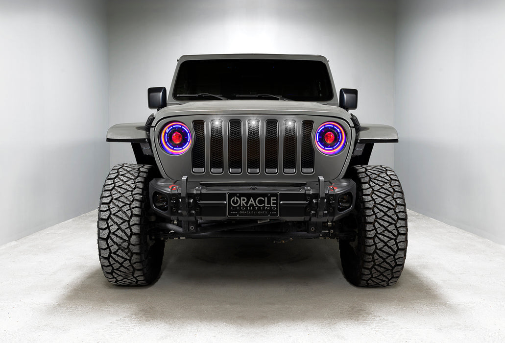 ORACLE Pre-Runner Style LED Grill Kit, White, Jeep Gladiator JT (2020-2023), view 5