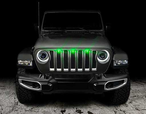 ORACLE Pre-Runner Style LED Grill Kit, Green, Jeep Gladiator JT (2020-2023), view 2