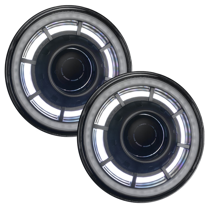 ORACLE Oculus 7" ColorSHIFT Bi-LED Projector Headlights for Wrangler JK