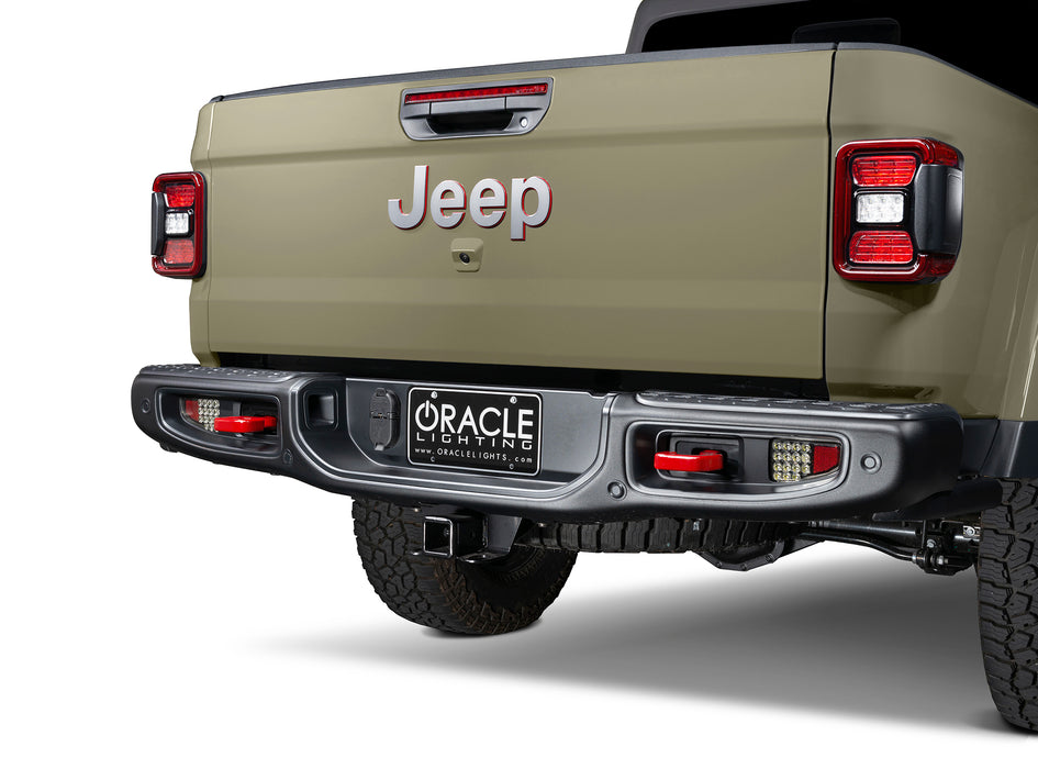 ORACLE Rear Bumper LED Reverse Lights, 6000K, Jeep Gladiator JT, view 2