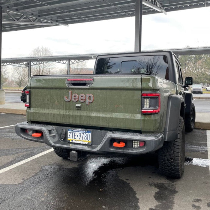 ORACLE Rear Bumper LED Reverse Lights, & Play Harness, 6000K, Jeep Gladiator JT w/Plug, view 6