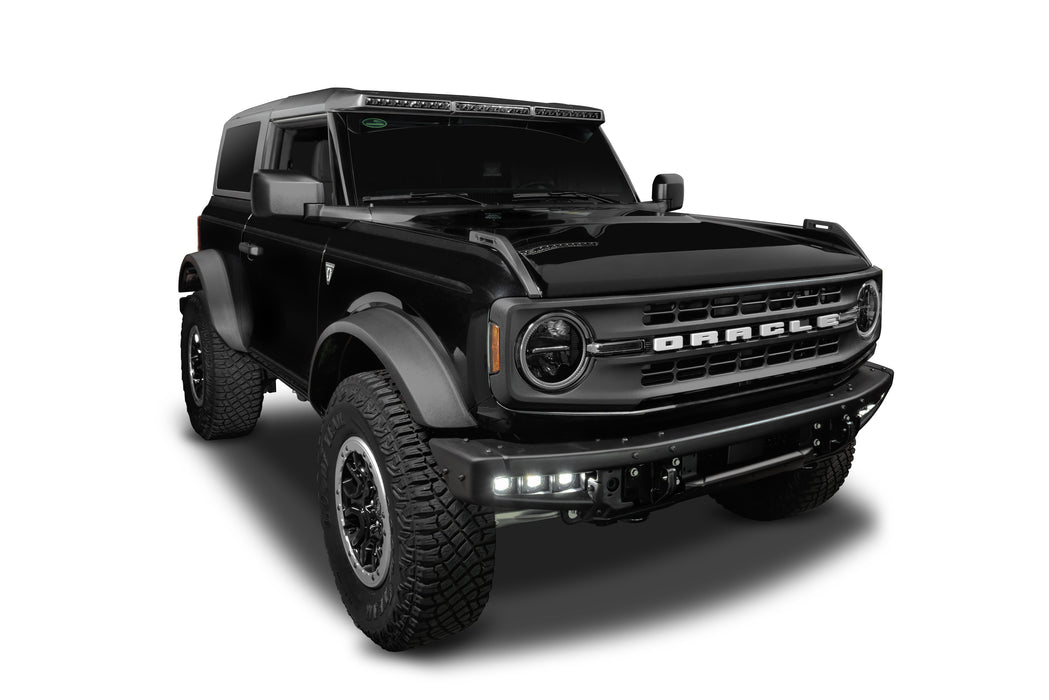 ORACLE Integrated Windshield Roof LED Light Bar System for 2021+ Ford Bronco - Carbonized Grey, view 3