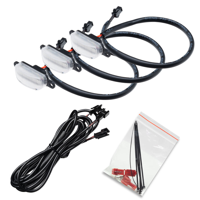 ORACLE Universal Pre-Runner Style LED Grill Light Kit (New Style), Clear Lens, Amber