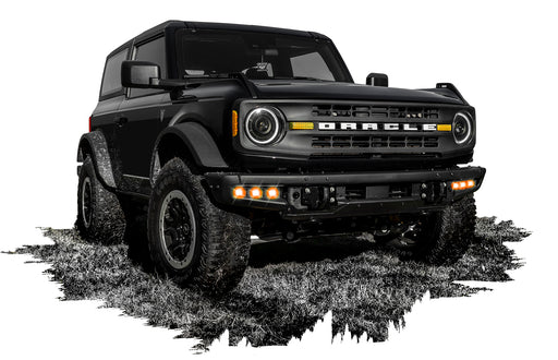 ORACLE LED Fog Light Kit for Steel Bumper, Amber, Ford Bronco Triple (2021-2025), view 2