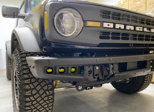 ORACLE LED Fog Light Kit for Steel Bumper, Yellow, Ford Bronco Triple (2021-2025), view 2