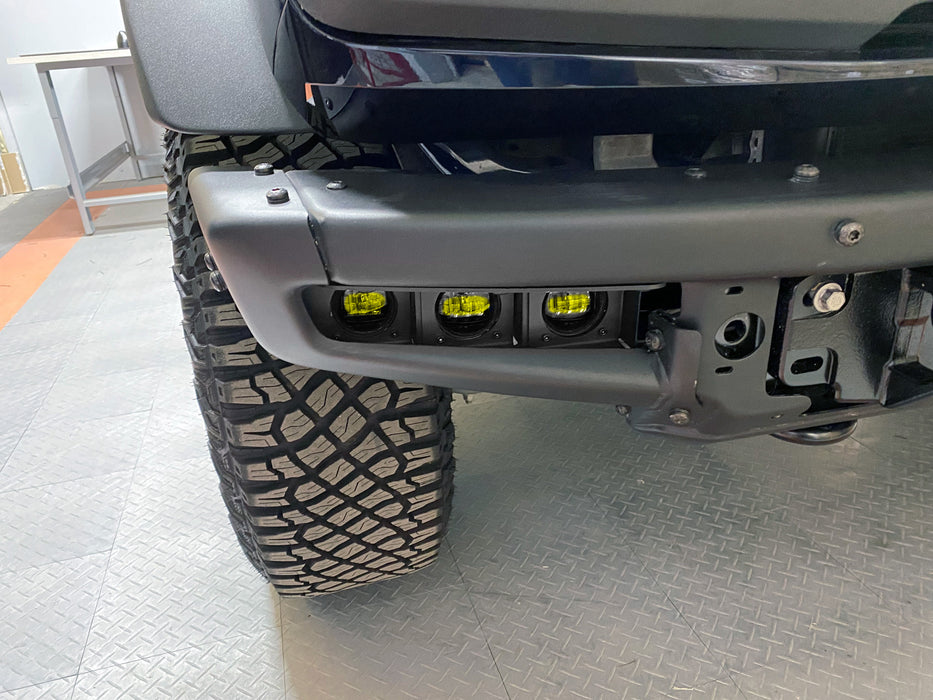 ORACLE LED Fog Light Kit for Steel Bumper, Yellow, Ford Bronco Triple (2021-2025), view 3