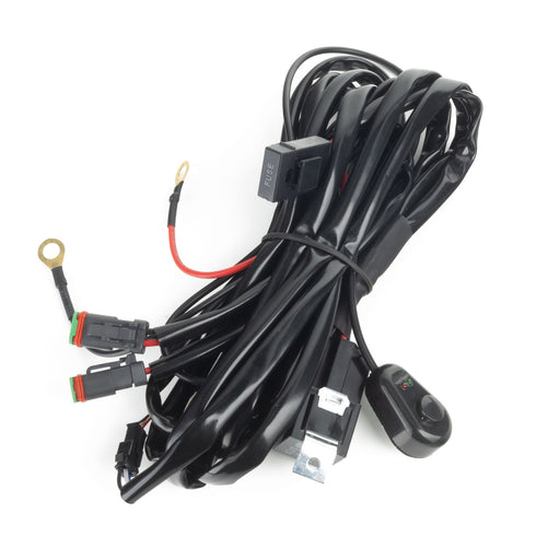 ORACLE Dual Deutsch DTM 40A Relay Wiring Harness with Illuminated Switch