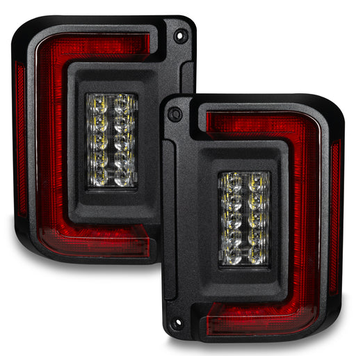 ORACLE Flush Mount LED Tail Lights, Standard Lens, Jeep Wrangler JK