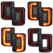 ORACLE Flush Mount LED Tail Lights, Standard Lens, Jeep Wrangler JK, view 2