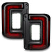 ORACLE Flush Mount LED Tail Lights, Standard Lens, Jeep Wrangler JK, view 4