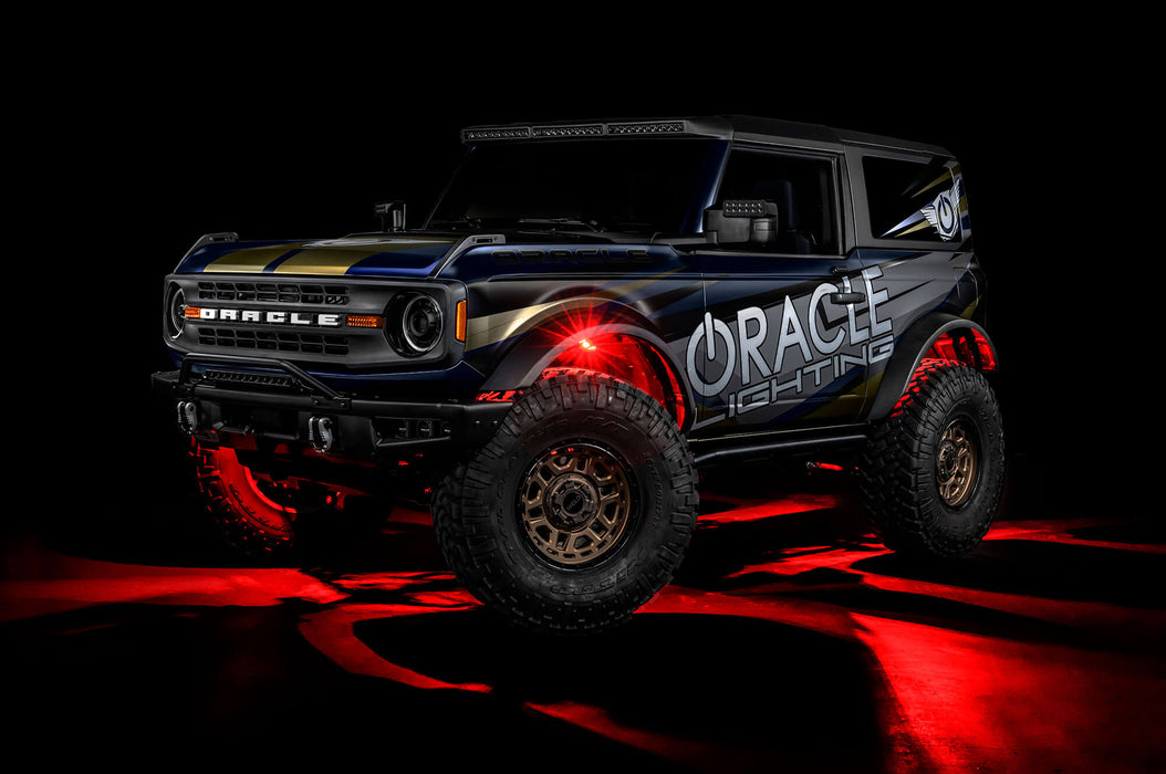 ORACLE ColorSHIFT® RGB+W Underbody Wheel Well Rock Light Kit (8 PCS), view 4