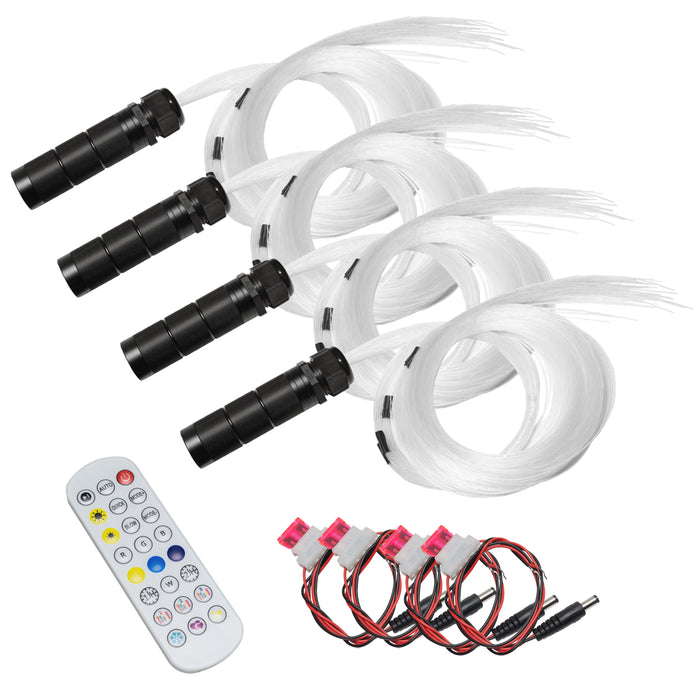 ORACLE Fiber Optic Wheel Liner ColorSHIFT® RGB+W Kit, 40W LED/ 600 Fibers