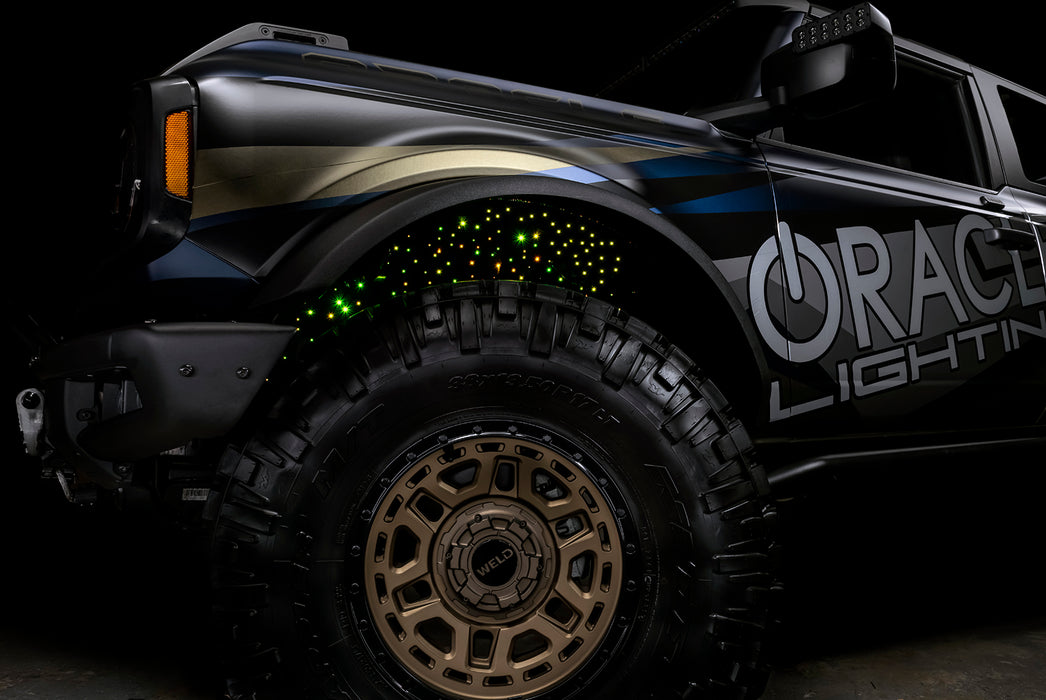 ORACLE Fiber Optic Wheel Liner ColorSHIFT® RGB+W Kit, 40W LED/ 600 Fibers, view 7