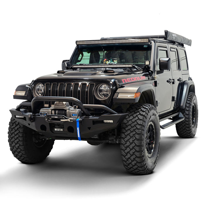 Westin XTS Front Bumper | Textured Black | Jeep Wrangler JL (2018-2026)/Gladiator JT (2020-2026) | P/N 59-711195, view 16