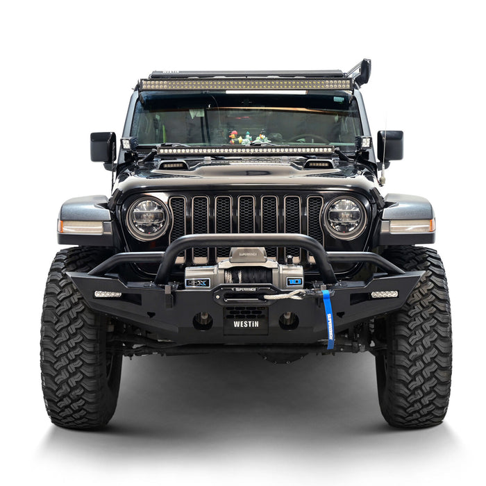 Westin XTS Front Bumper | Textured Black | Jeep Wrangler JL (2018-2026)/Gladiator JT (2020-2026) | P/N 59-711195, view 9