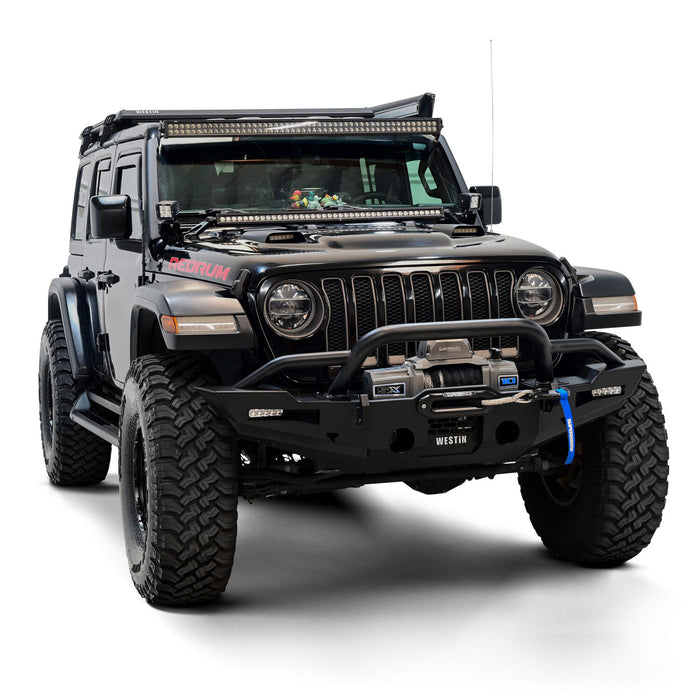 Westin XTS Front Bumper | Textured Black | Jeep Wrangler JL (2018-2026)/Gladiator JT (2020-2026) | P/N 59-711195, view 10