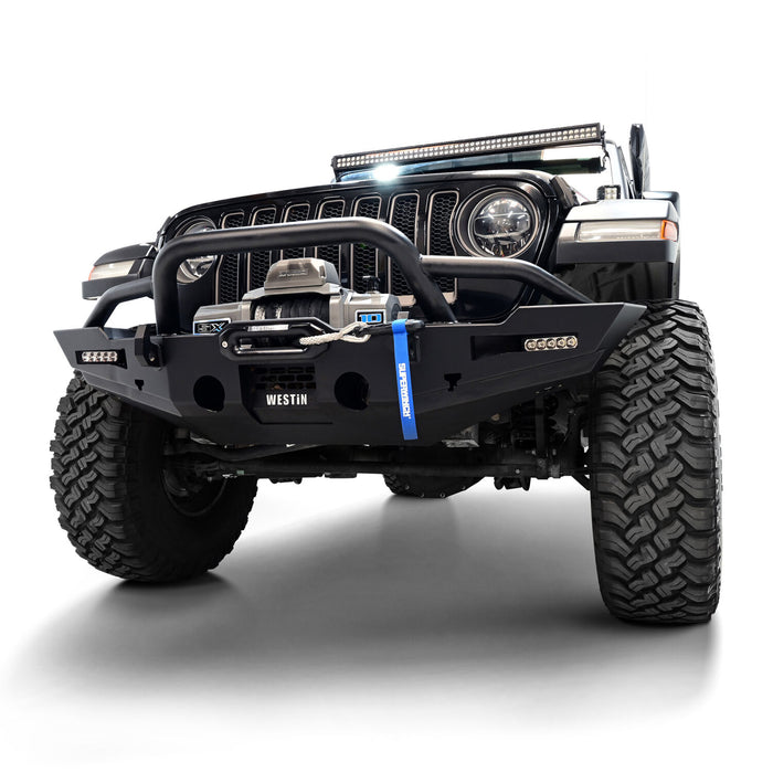 Westin XTS Front Bumper | Textured Black | Jeep Wrangler JL (2018-2026)/Gladiator JT (2020-2026) | P/N 59-711195, view 11