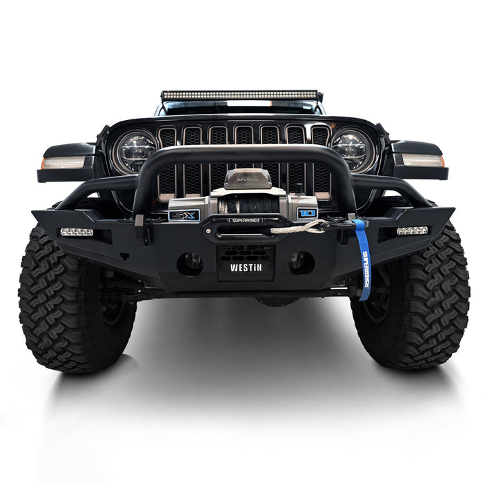 Westin XTS Front Bumper | Textured Black | Jeep Wrangler JL (2018-2026)/Gladiator JT (2020-2026) | P/N 59-711195, view 15