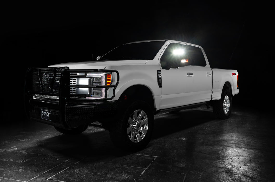 ORACLE LED Off-Road Side Mirror Ditch Lights, 6000K, Ford F-250/350 Superduty (2017-2025), view 3