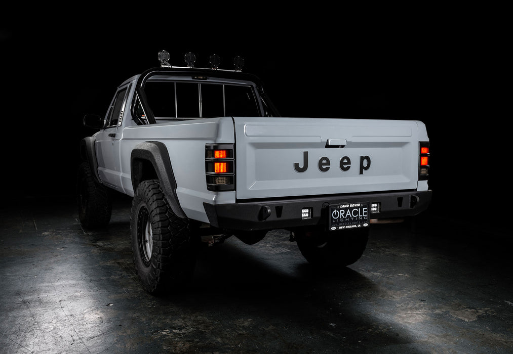 ORACLE LED Tail Lights, Tinted Lens, Jeep Comanche MJ (1986-1992), view 3