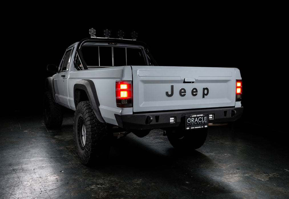 ORACLE LED Tail Lights, Tinted Lens, Jeep Comanche MJ (1986-1992), view 4
