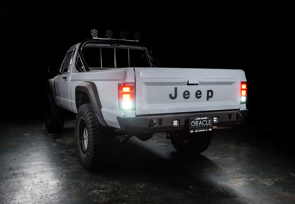 ORACLE LED Tail Lights, Tinted Lens, Jeep Comanche MJ (1986-1992), view 5