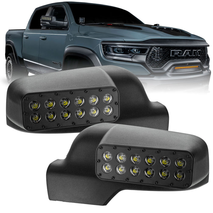 ORACLE LED Off-Road Side Mirror Ditch Lights, 6000K, RAM 1500 DT (2019-2024)