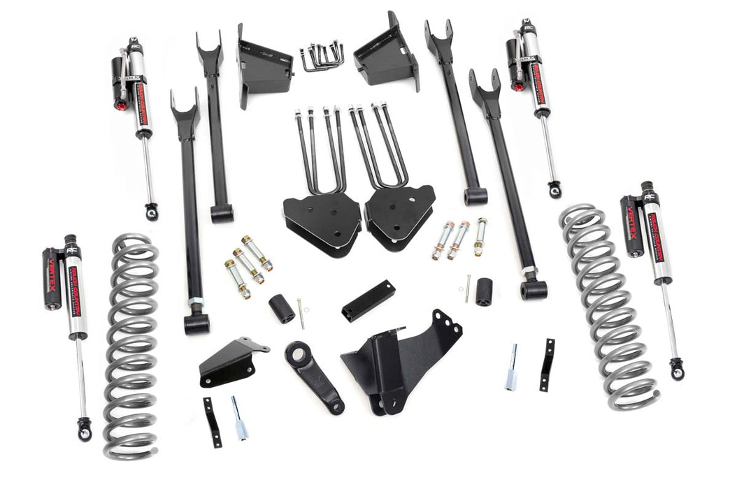 Rough Country 8 Inch Lift Kit - 4 Link - RR Blocks - Vertex | Ford F-250/F-350 Super Duty (05-07)