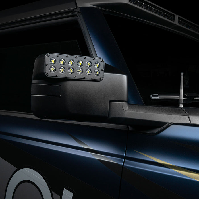 ORACLE Magnetic Light Bar Cover for LED Side Mirrors (Pair), Black, view 5